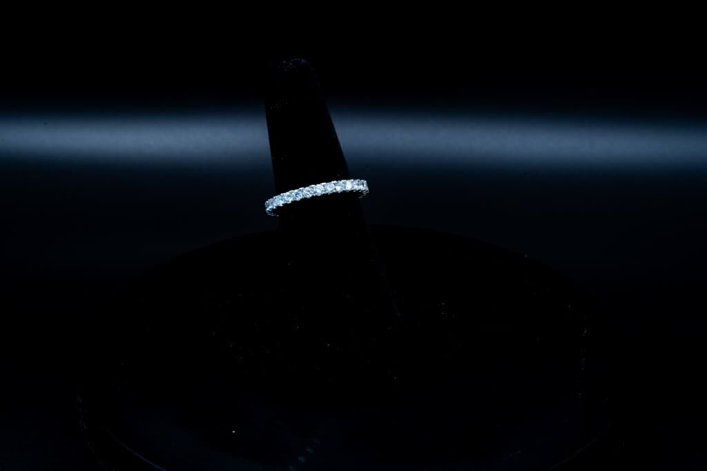 Diamond eternity band showcasing brilliant stones